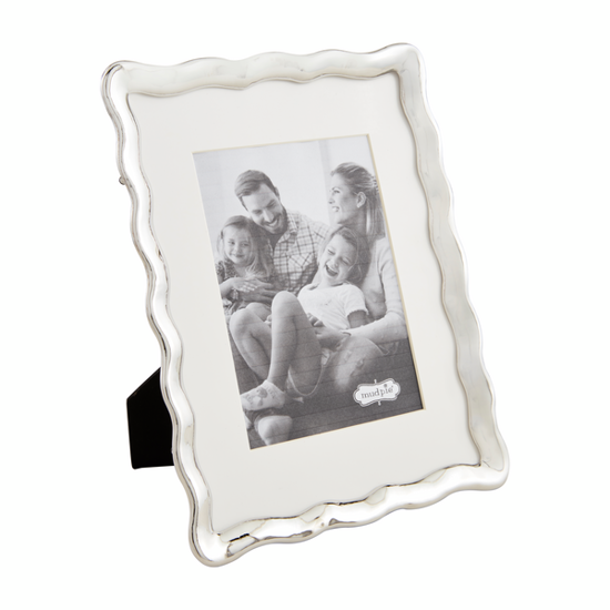 Wavy Silver Frame 4x6