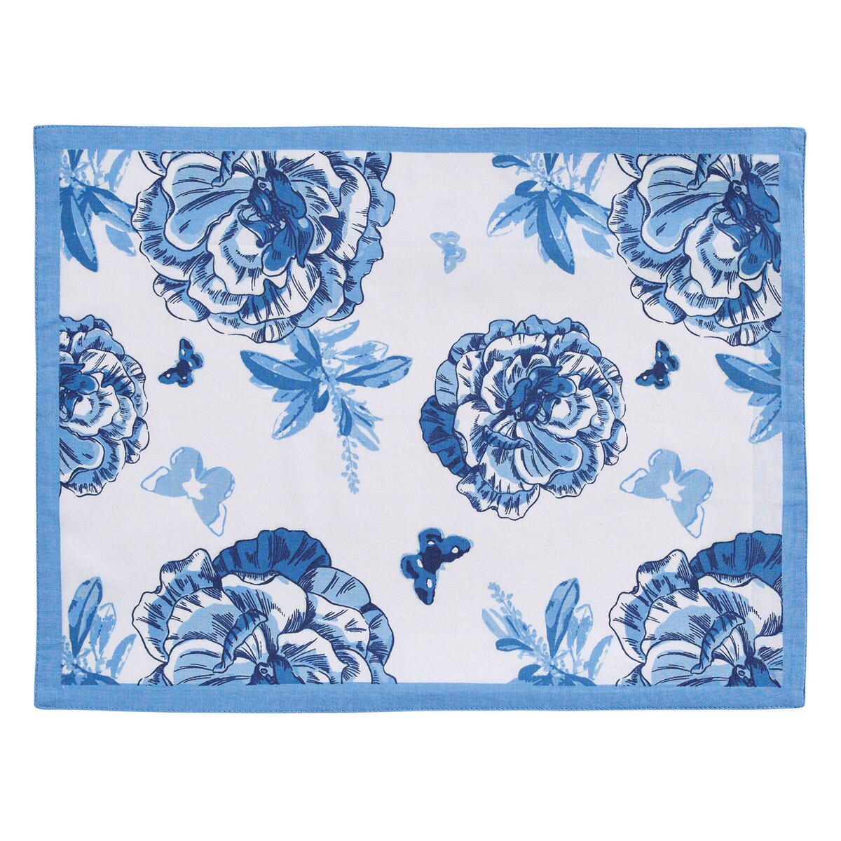 Patricia Heaton Home Florals And Flitters Reversible Placemat