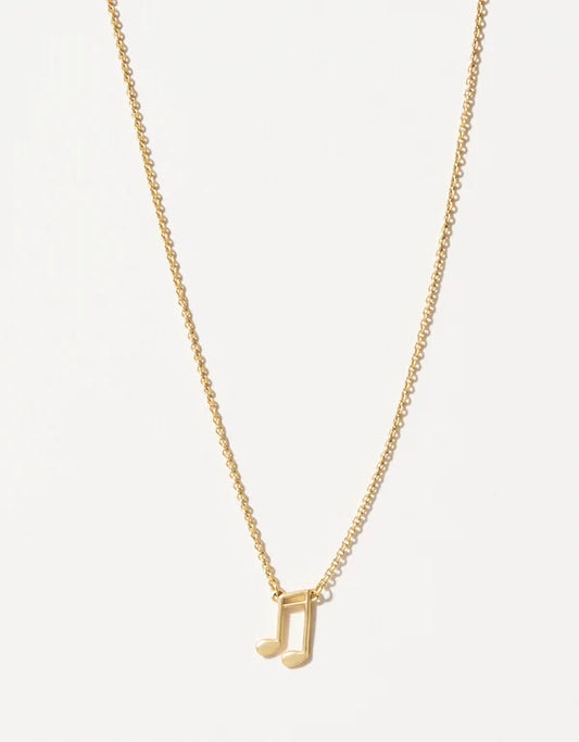 Sea La Vie Necklace Music Lover/Note - Gold