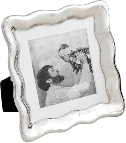 Square Silver Wave Frame