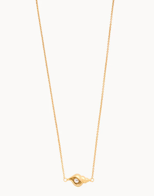 Sea La Vie Listen Necklace - Gold