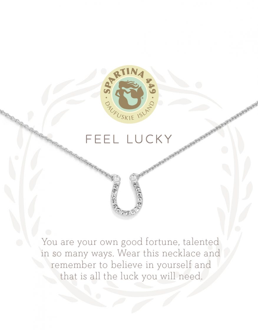 SEA LA VIE FEEL LUCKY NECKLACE~silver