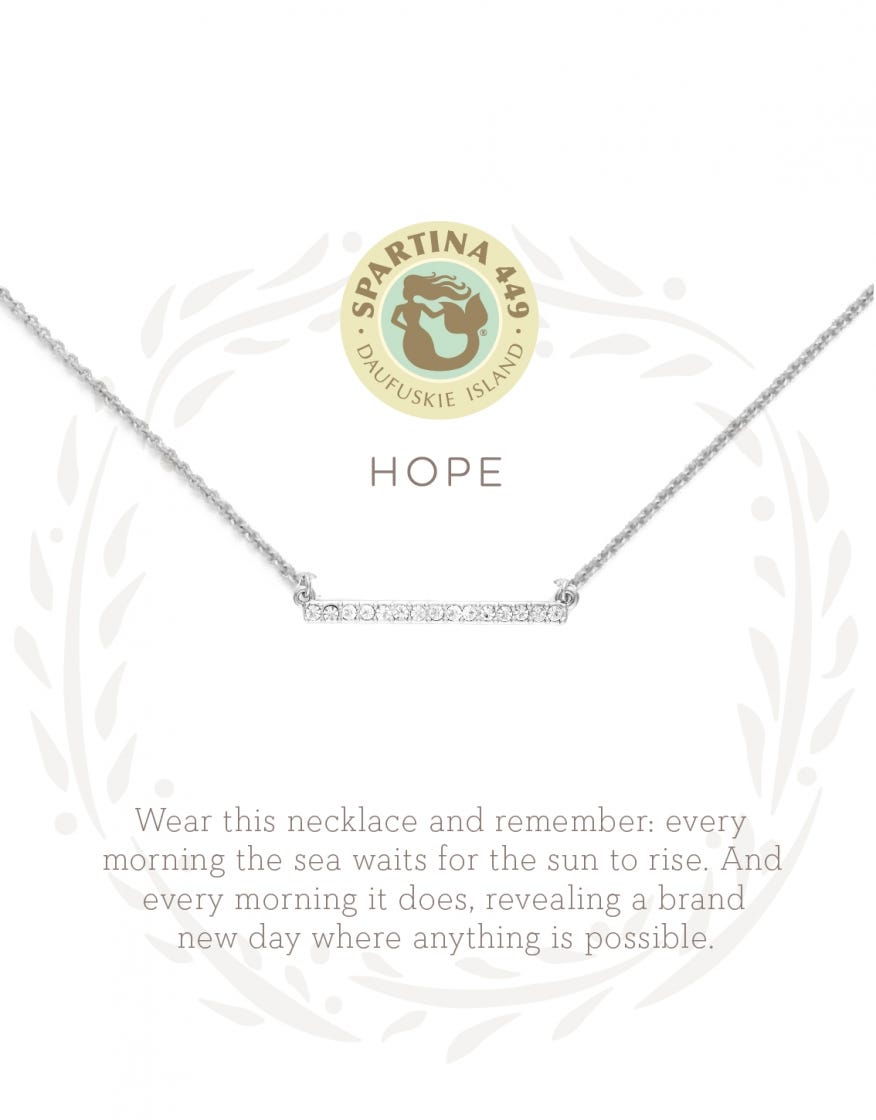 SEA LA VIE HOPE NECKLACE~silver