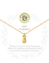 Load image into Gallery viewer, SEA LA VIE SAY THANKS NECKLACE~gold
