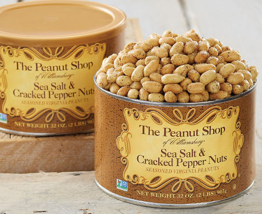 Sea Salt & Cracked Pepper Peanuts