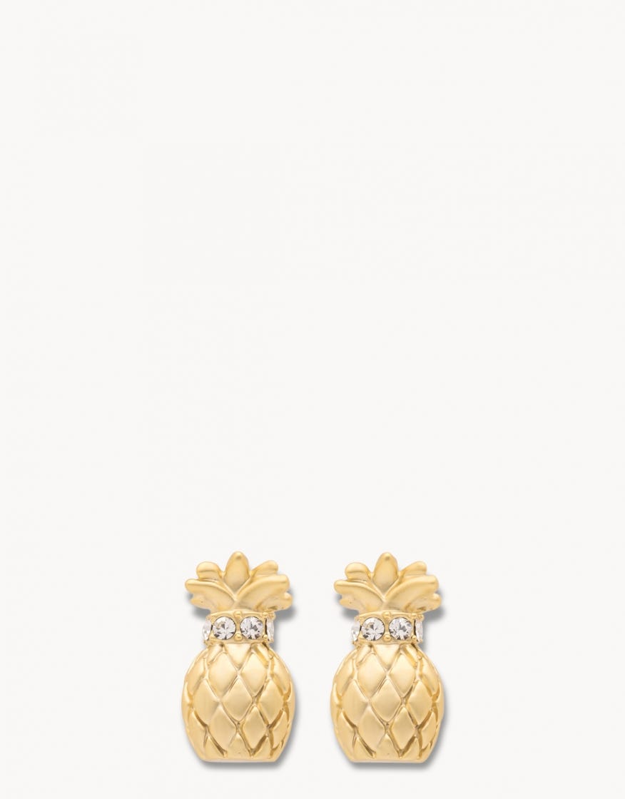 SEA LA VIE STUD SAY THANKS EARRINGS~gold