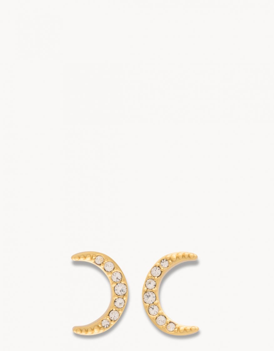 SEA LA VIE GUIDING LIGHT STUD EARRINGS~gold