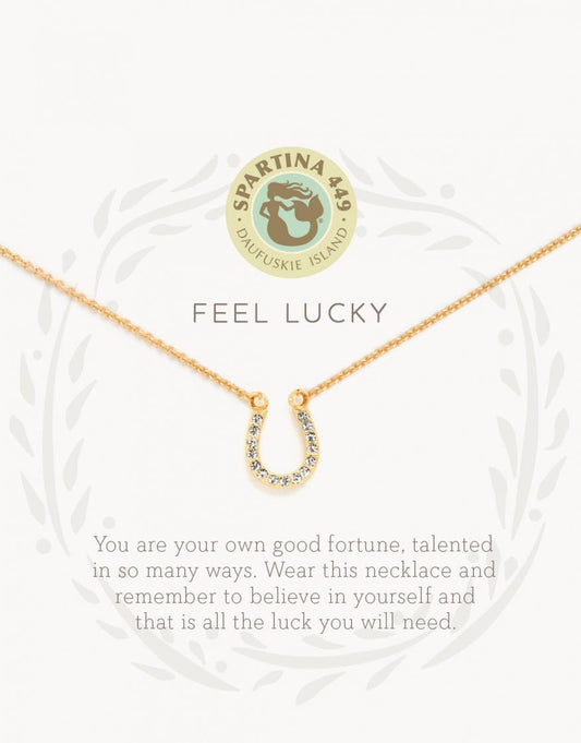 SEA LA VIE FEEL LUCKY NECKLACE~gold