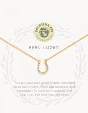 Load image into Gallery viewer, SEA LA VIE FEEL LUCKY NECKLACE~gold
