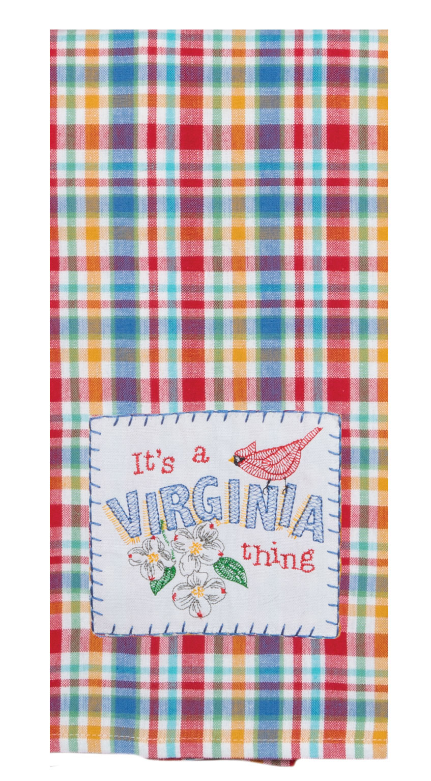 Virginia Check Kitchen Towel