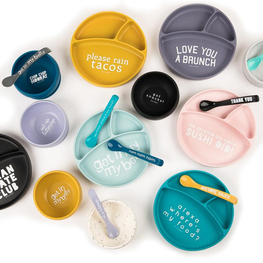 Feed Me and Tell Me I'm Pretty Suction Plates