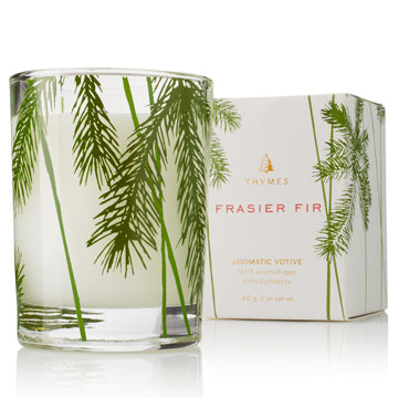 Frasier Fir Votive Candle in Glass