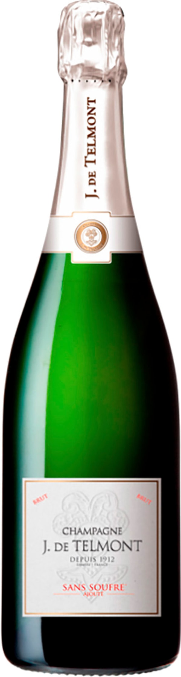Champagne - J. de Telmont Sans Soufre Ajoute Brut