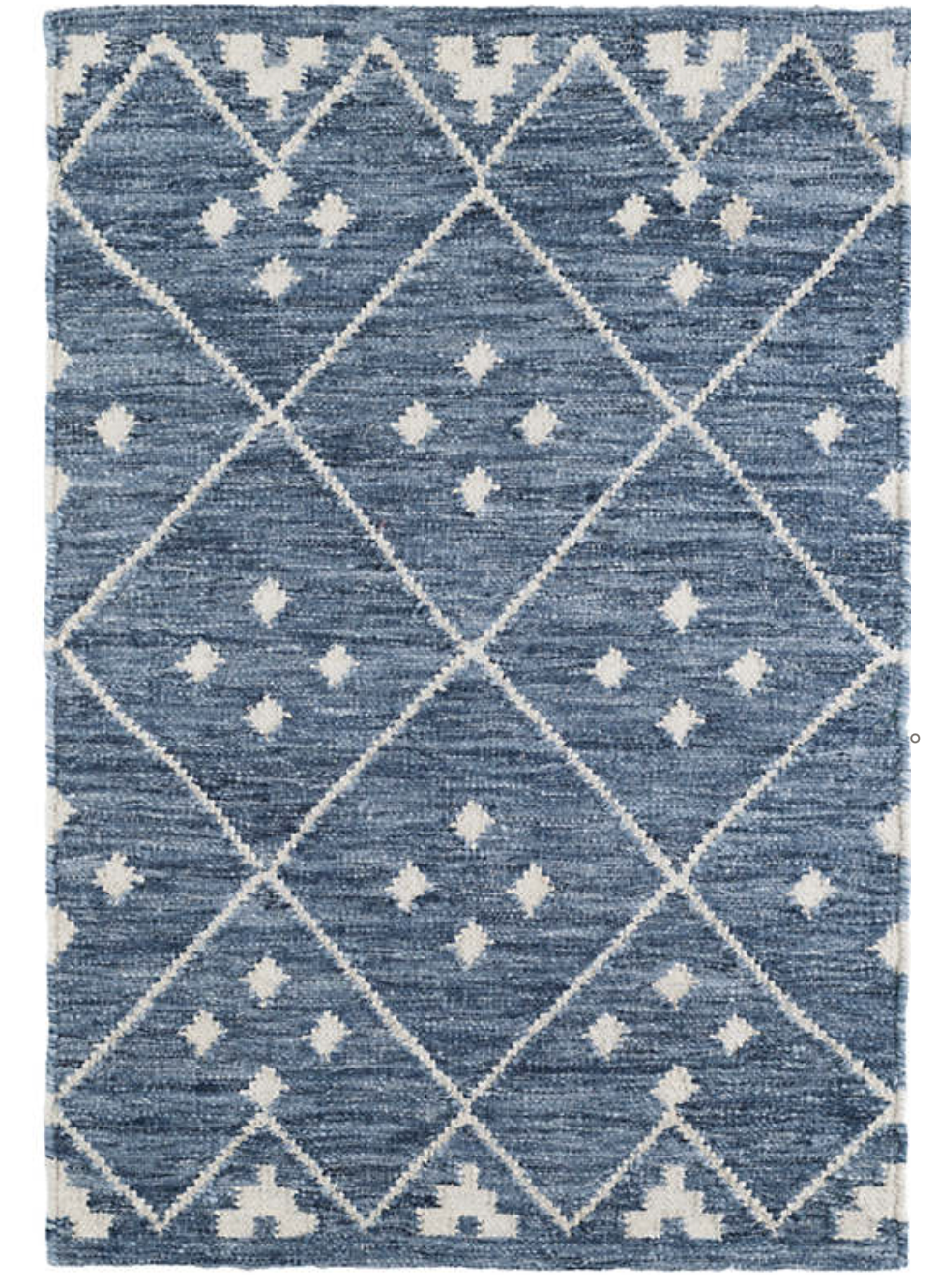Kota Indigo Woven Wool Rug