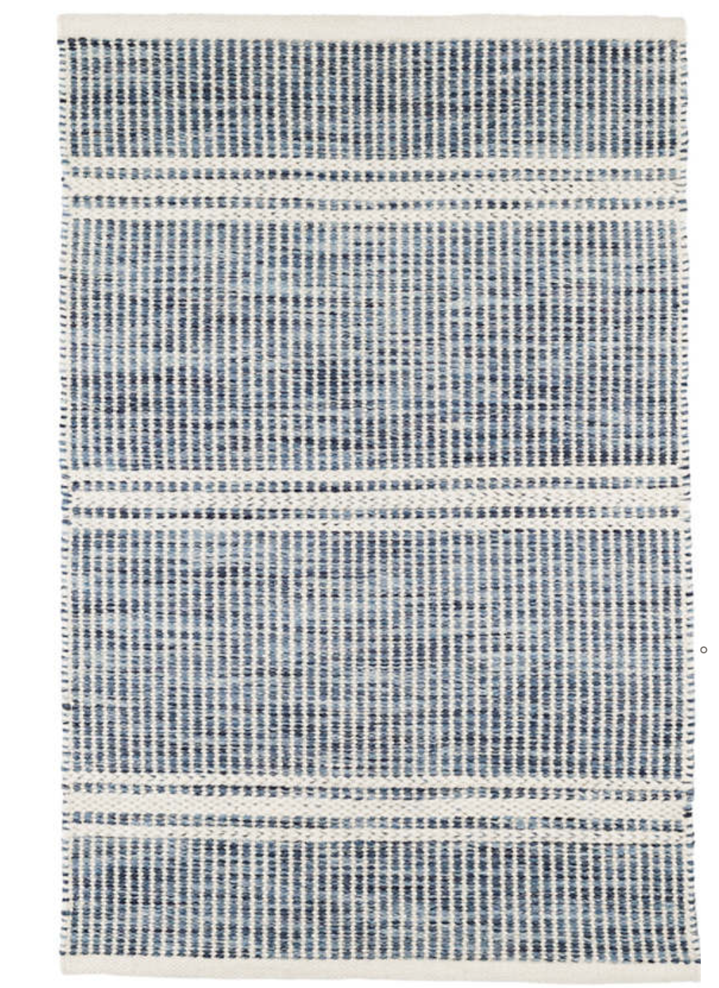 Malta Blue Woven Wool Rug