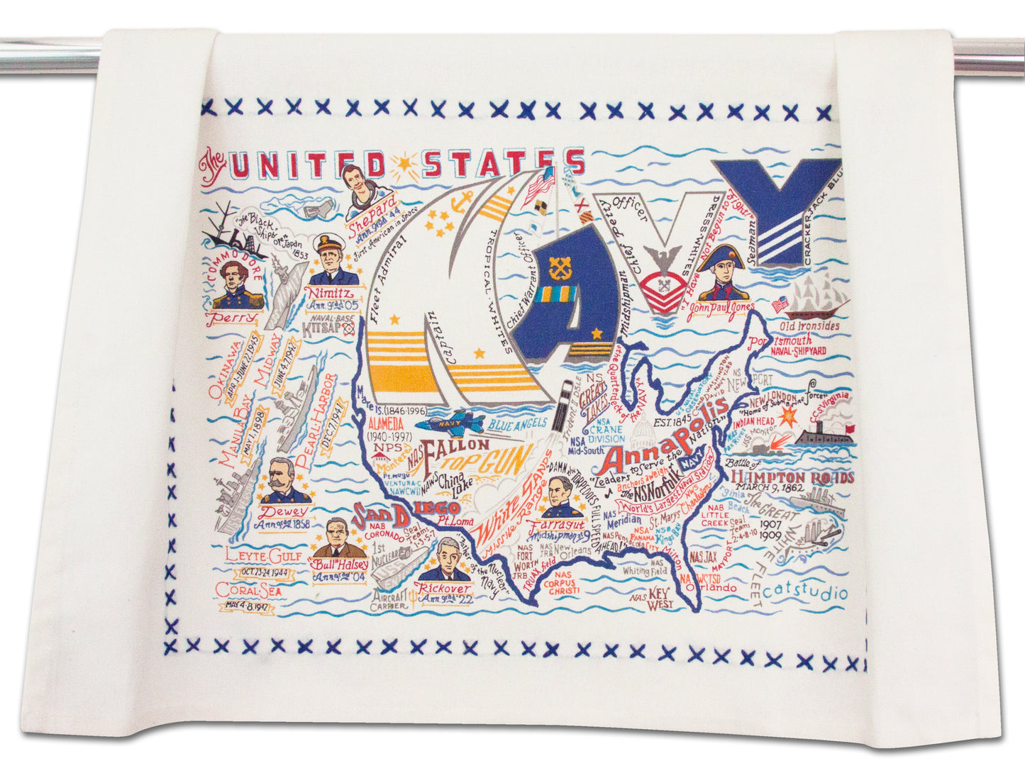 Destination & Military Kitchen Towels by Catstudio