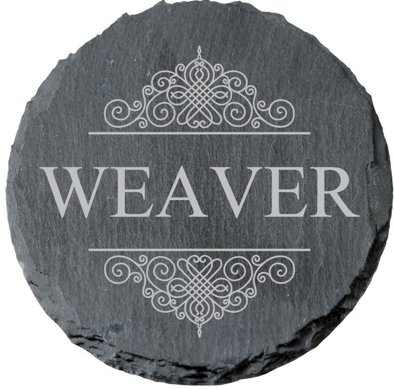 Round Slate Coasters