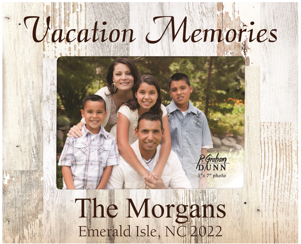 White Faux Wood Frame 4x6, 5x7, 8x10