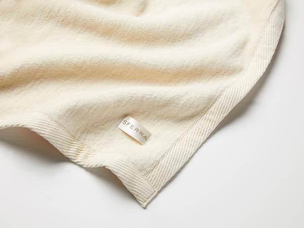 White St. Moritz Baby Blanket