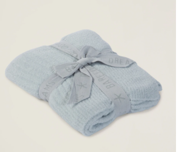 Blue CozyChic Lite Ribbed Baby Blanket