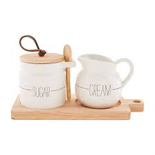 SUGAR & CREAMER BOARD SET