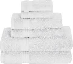 Daisy House White Bamboo Towels