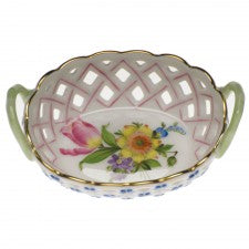 Openwork Basket With Handles