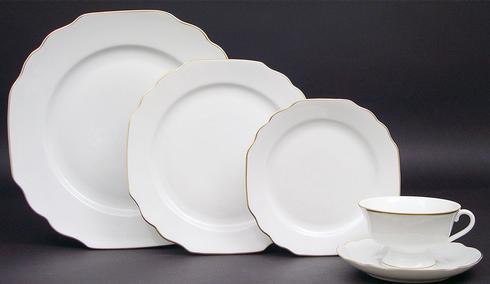 Pickard China Georgian Gold Plate