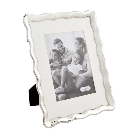 Wavy Silver Frame 4x6