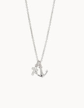 Load image into Gallery viewer, Sea La Vie Necklace It Is Well/Cross Anchor - Silver

