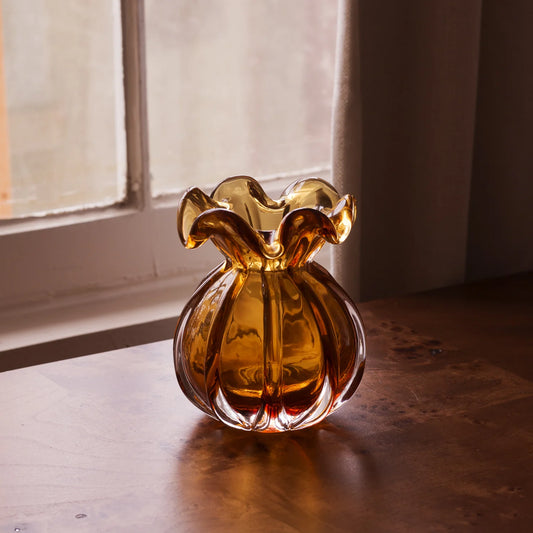 GLASS Vento Small Round Bud Vase