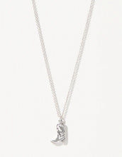 Load image into Gallery viewer, Sea La Vie Necklace Kick It Up/Cowgirl Boot - Silver

