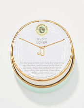 Load image into Gallery viewer, Sea La Vie Necklace Music Lover/Note - Gold
