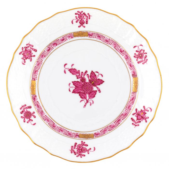 Herend Chinese Bouquet Raspberry Bread & Butter Plate