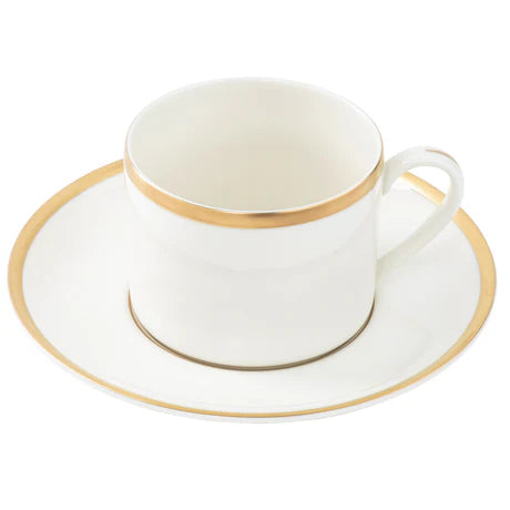 White Signature Gold Dinner Plate