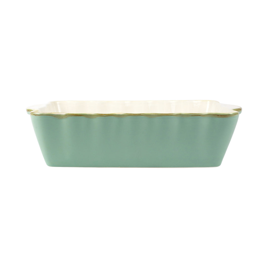 AQUA ITALIAN MEDIUM RECTANGULAR BAKER