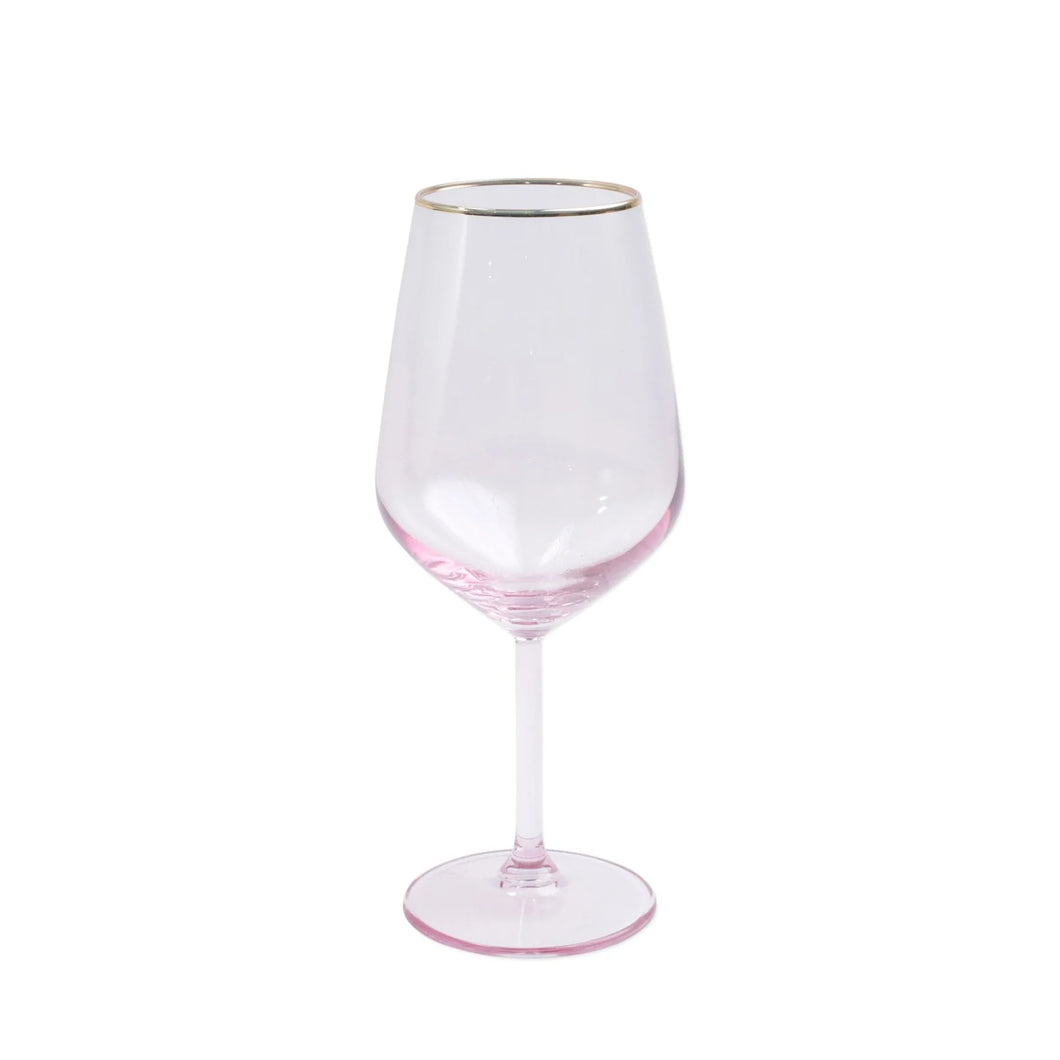Rainbow Wine Glass Pink
