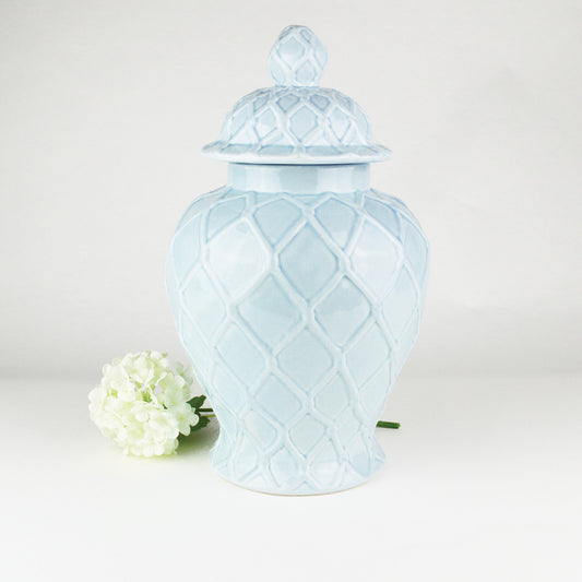 XL Blue Ginger Jar