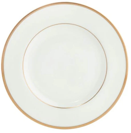 White Signature Gold Dinner Plate