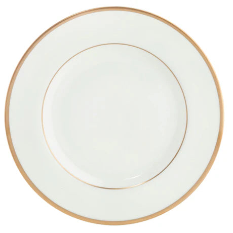 White Signature Gold Dinner Plate