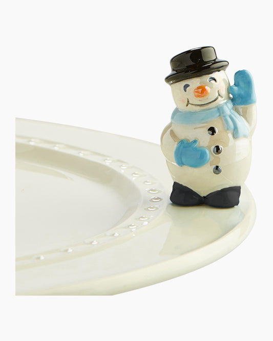 mini Snowman Blue