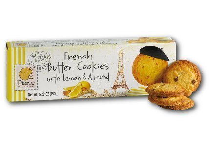 Pierre Biscuiterie French Butter Cookies with Lemon & Almond