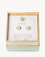 Load image into Gallery viewer, SEA LA VIE BLESSED STUD EARRINGS
