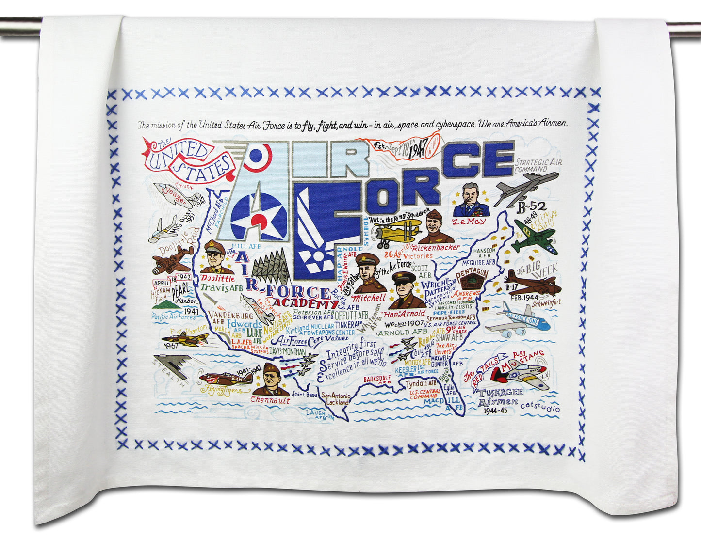 Destination & Military Kitchen Towels by Catstudio
