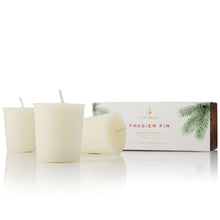Load image into Gallery viewer, Frasier Fir Votive Candle Set/3
