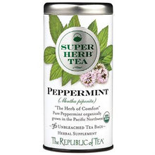 Load image into Gallery viewer, Organic Peppermint SuperHerb® Tea Bags
