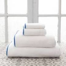 Load image into Gallery viewer, Signature Banded White Towel
