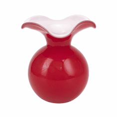 Red Hibiscus Vase